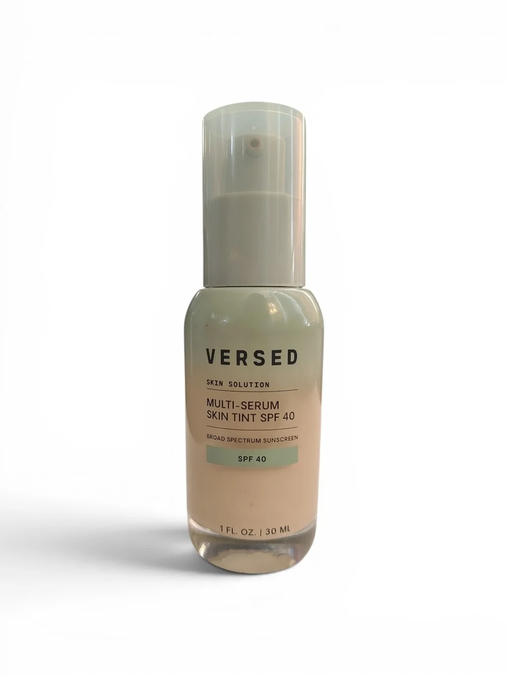 Versed Skin Solution Multi Serum Skin Tint SPF 40 Zinc Oxide 1 fl oz Shade 4W
